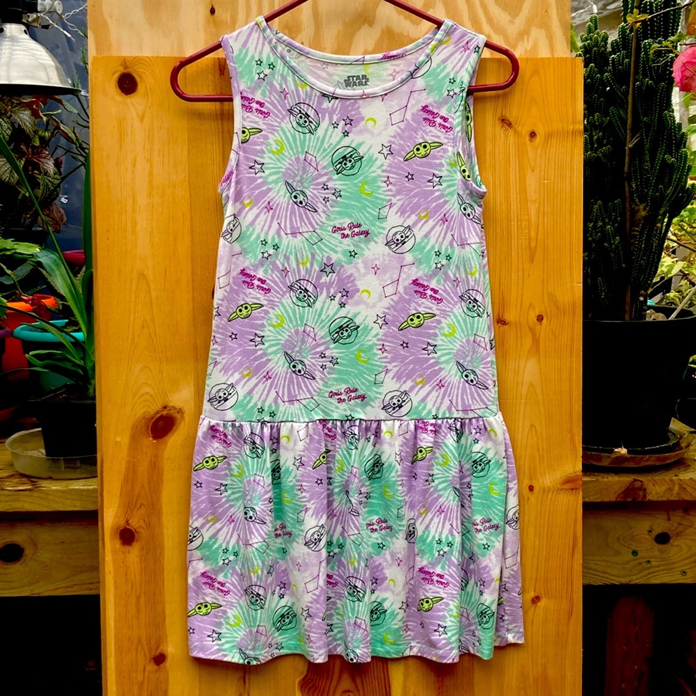 Girls' Star Wars Sleeveless Knit Dress, Size L (10-12)